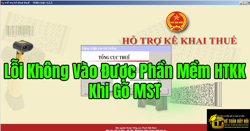 lỗi phần mềm HTKK