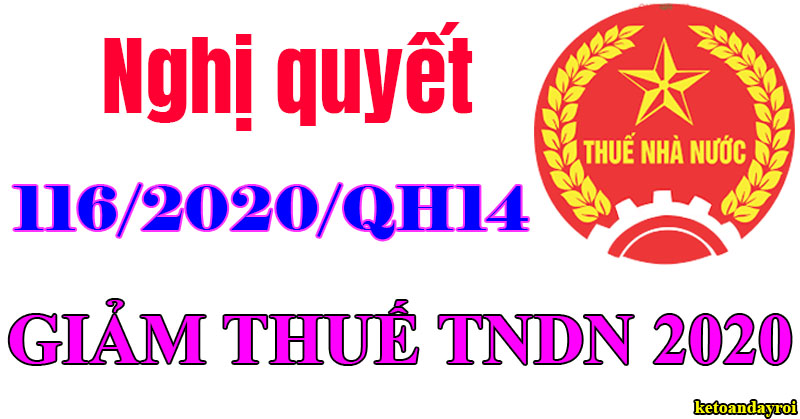 nghị quyết 116/2020/QH14